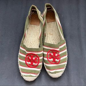 New NWOB Tory Burch espadrilles size 10
